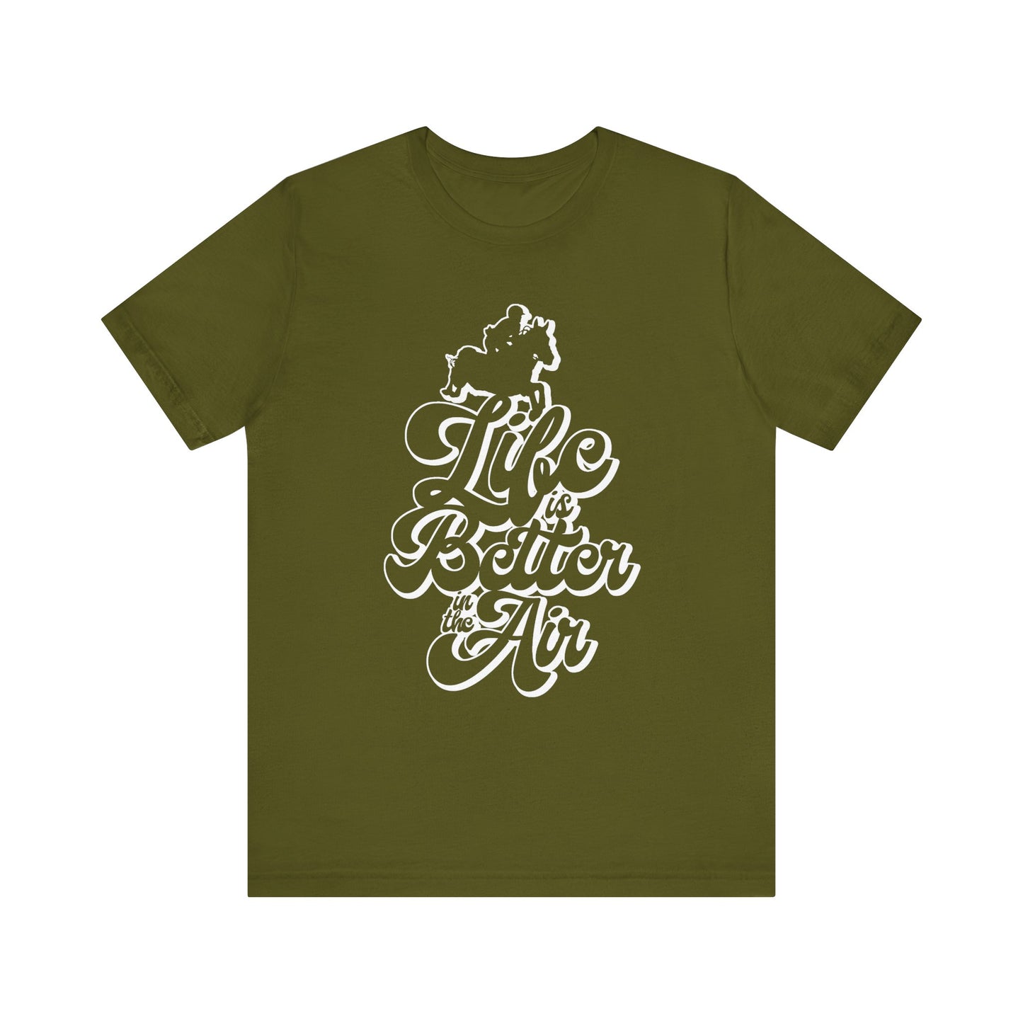 Life is Better in the Air Show Jumping Super Soft Tee