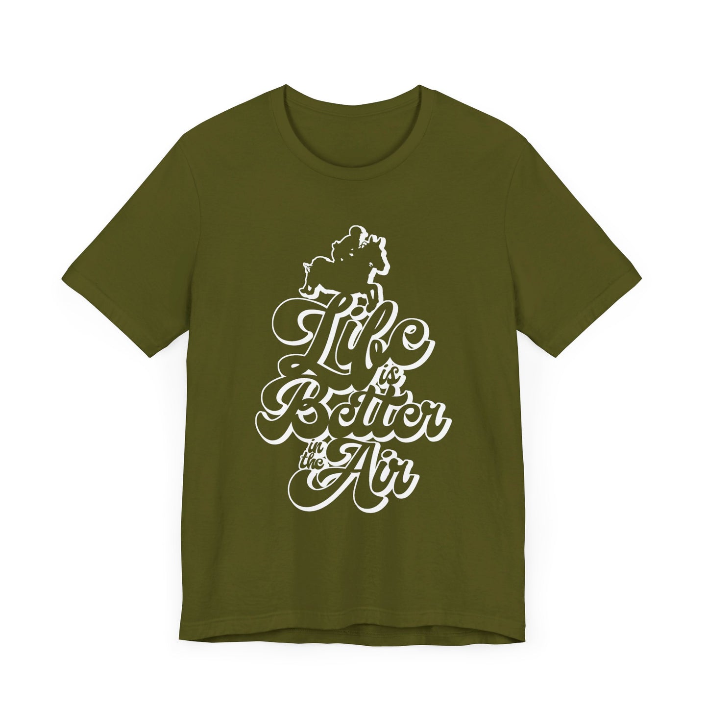 Life is Better in the Air Show Jumping Super Soft Tee