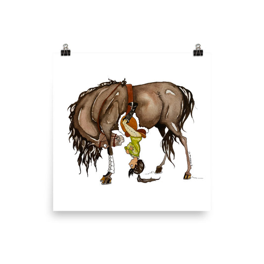 Up Side Down Art Print.